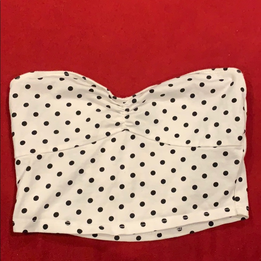 Polka Dot Crop Top